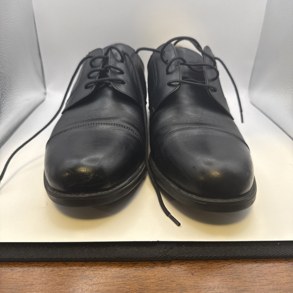 Florsheim Comfortech Ortholite Black Leather Oxford Dress Shoes Men's Size 12 D - Picture 1 of 4